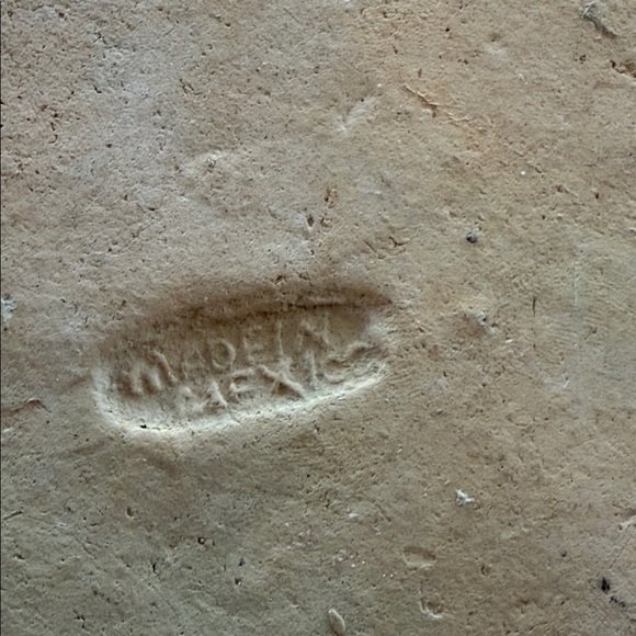 Vintage Mexican Bandera Tlaquepaque Pottery Redware Plates Folk Art Birds - Picture 9 of 9